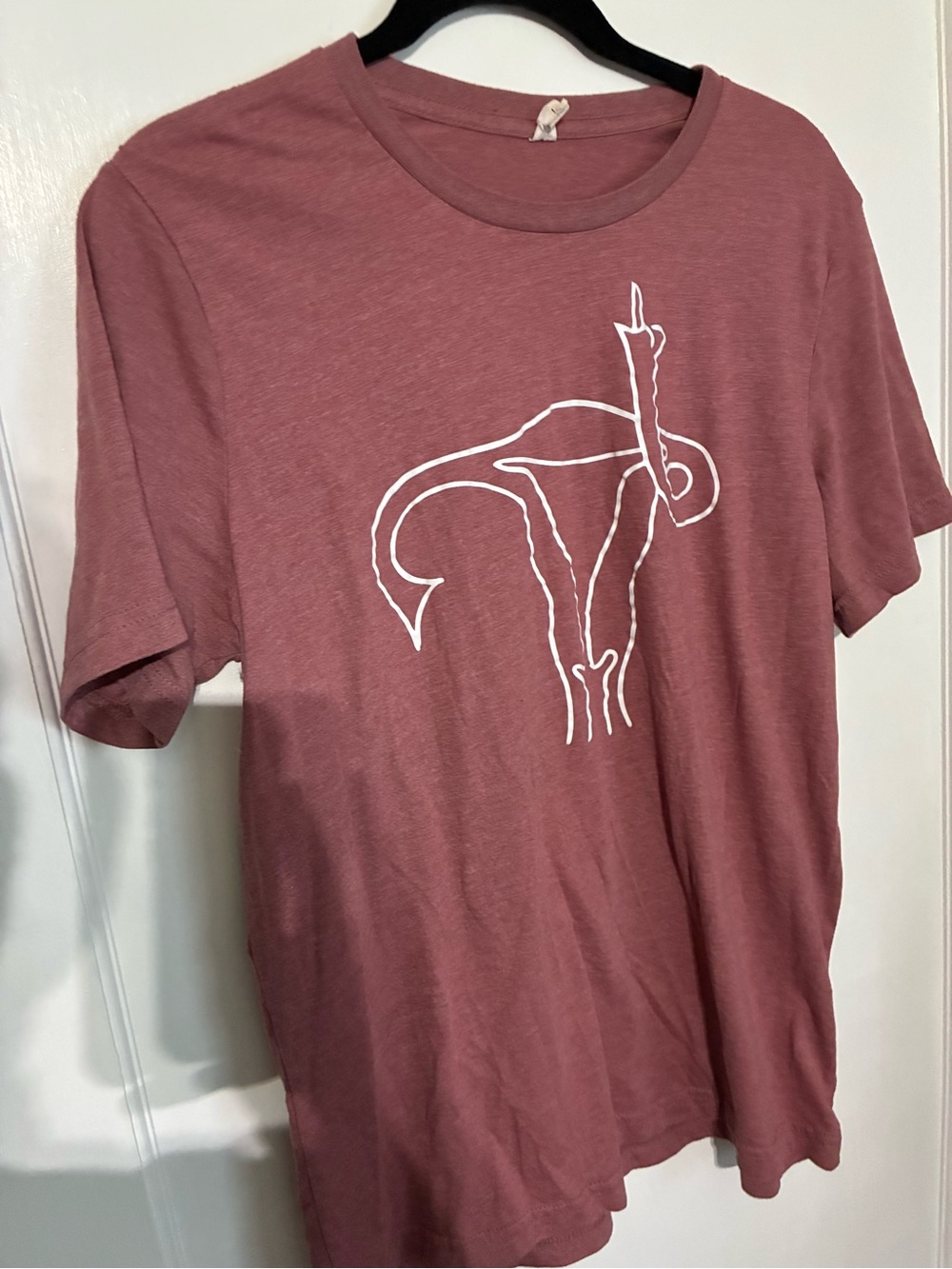 Women's Dusty Rose Short Sleeve Graphic Tee